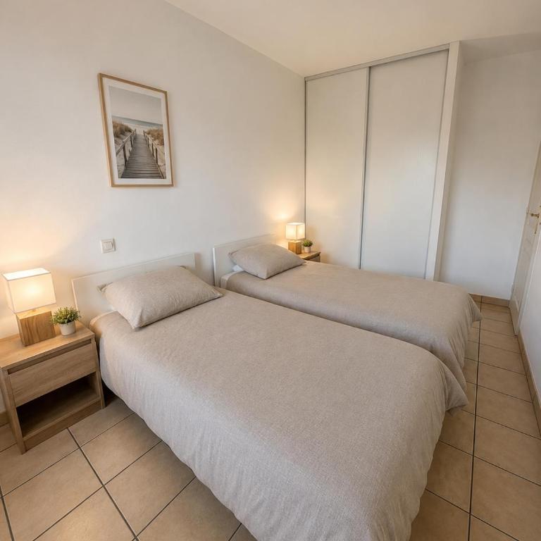 Soustons - Piscine - Famille - Centre Ville - Appartement 2 Chambres - 17