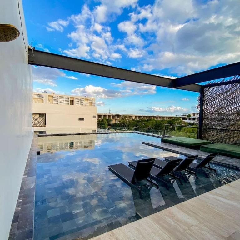 1BR Retreat near Aldea Zama with Pool - Apartamento - 9