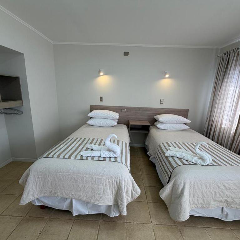 Hotel Frontera - Habitación Doble - 2 camas - 1