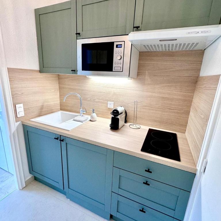 Nice studio with sleeping area, pool, parking, air conditioning - Appartement 1 Chambre - 5