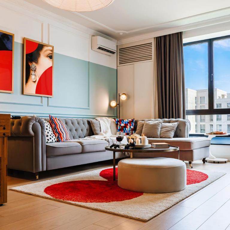 WF Waterfront Pearl wTerrace, Parking & Foosball - Three-Bedroom Premium Apartment with Balcony - 1