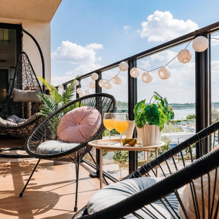 WF Waterfront Pearl wTerrace, Parking & Foosball - Three-Bedroom Premium Apartment with Balcony - 2