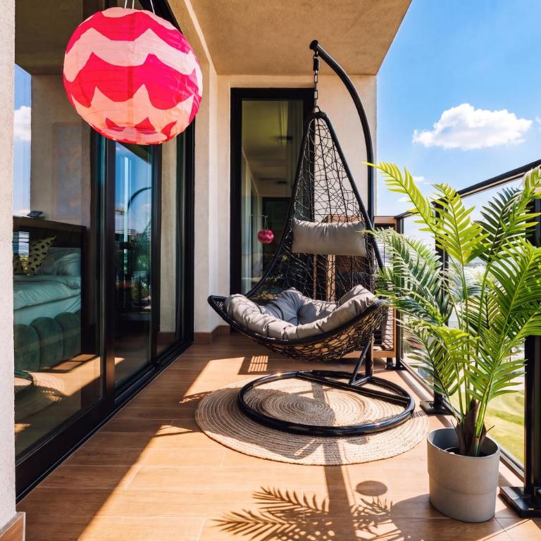 WF Waterfront Pearl wTerrace, Parking & Foosball - Three-Bedroom Premium Apartment with Balcony - 30