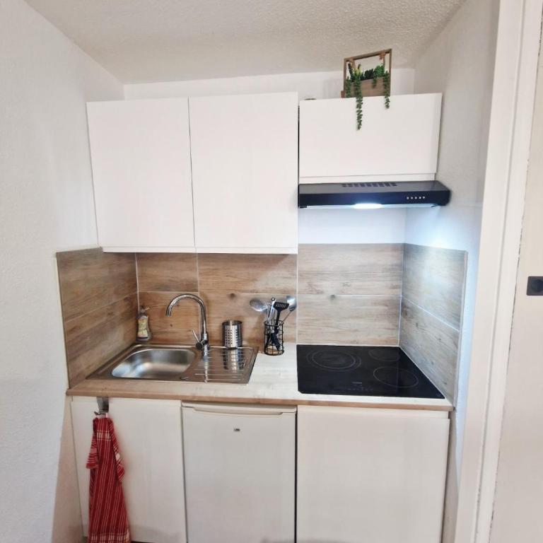 F2 avec terrasse et vue lagune RDC Cap Coudalère - Apartamento de 1 dormitorio con vistas al lago - 2