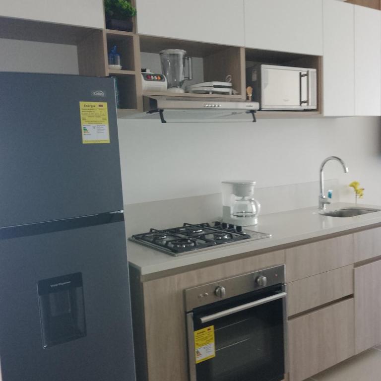 Apartamento en el Rodadero Sur - cerca a la playa - One-Bedroom Apartment - 52
