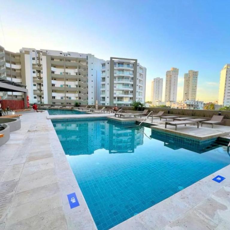 Apartamento en el Rodadero Sur - cerca a la playa - One-Bedroom Apartment - 37