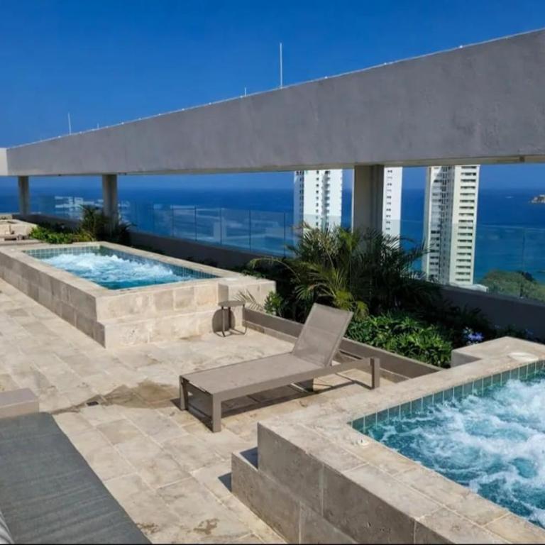 Apartamento en el Rodadero Sur - cerca a la playa - One-Bedroom Apartment - 26