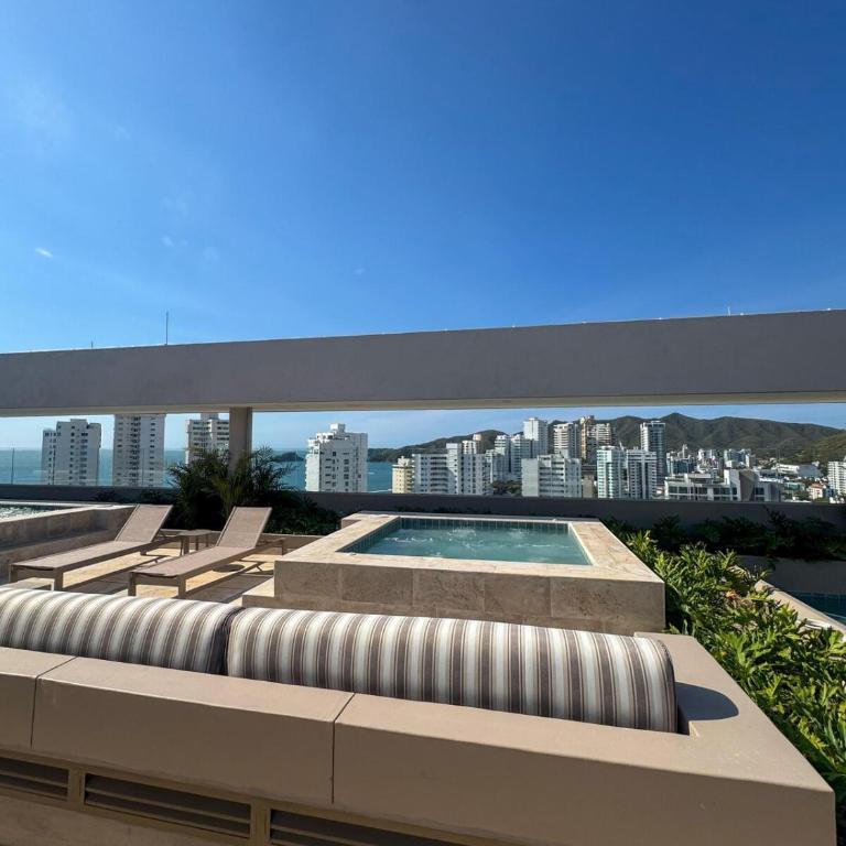 Apartamento en el Rodadero Sur - cerca a la playa - One-Bedroom Apartment - 25