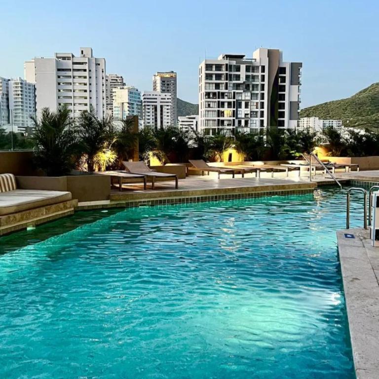 Apartamento en el Rodadero Sur - cerca a la playa - One-Bedroom Apartment - 1