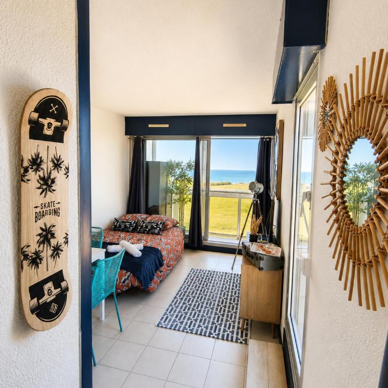 Une des plus belles vues de Biscarrosse Plage Terrasse panoramique de 63 m2 face ocean vue mer exceptionnelle plage a pied emplacement unique parking gratuit - Appartement 2 Chambres - 19