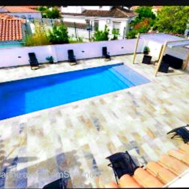 Villa familiale piscine privée et jardin à 1 kilometre de la plage Clim barbecue wifi - Haus mit 4 Schlafzimmern - 1