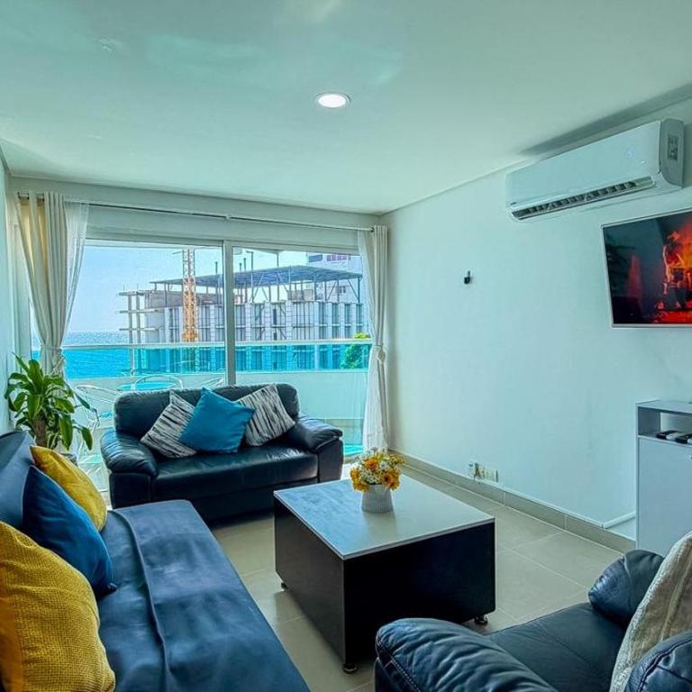 Vista al mar apartamentos a pasos de playa - Two-Bedroom Apartment - 11