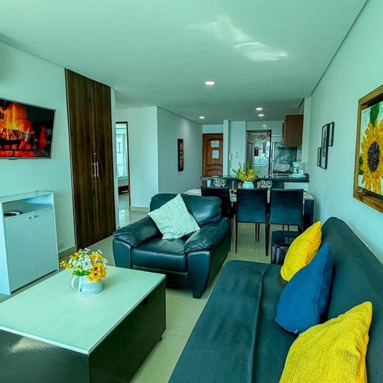 Vista al mar apartamentos a pasos de playa - Two-Bedroom Apartment - 14