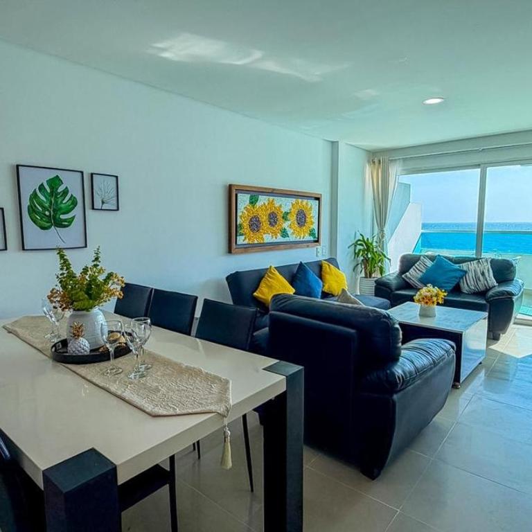 Vista al mar apartamentos a pasos de playa - Two-Bedroom Apartment - 5