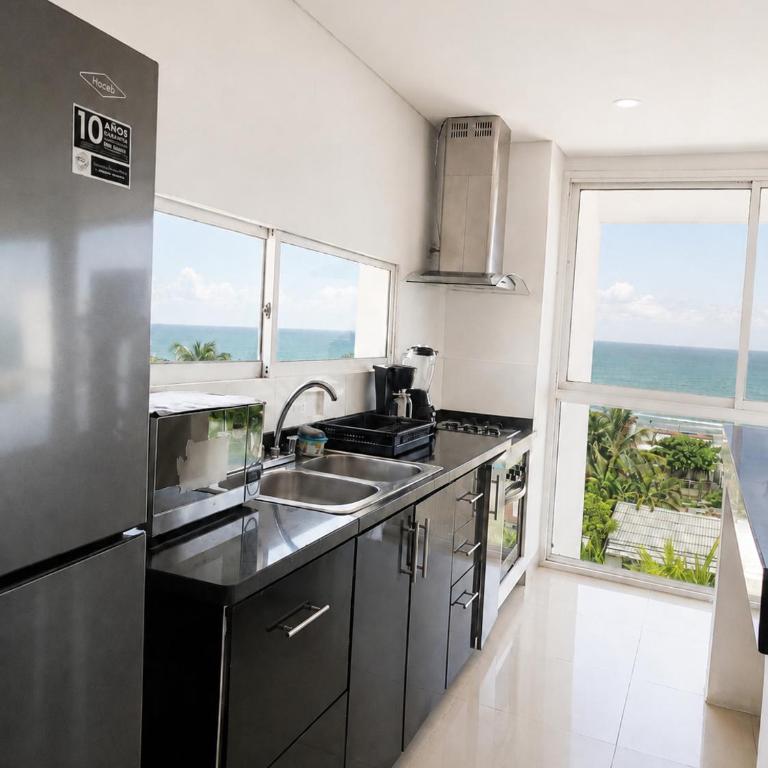 apartamento luxury frente al mar la boquilla cartagena - Apartamento de 3 dormitorios con balcón - 2
