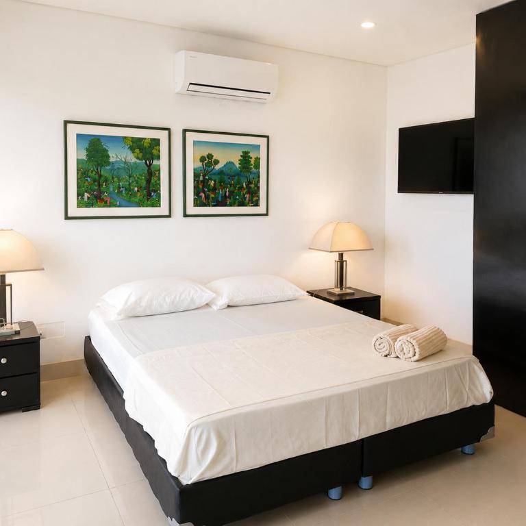 apartamento luxury frente al mar la boquilla cartagena - Apartamento de 3 dormitorios con balcón - 3
