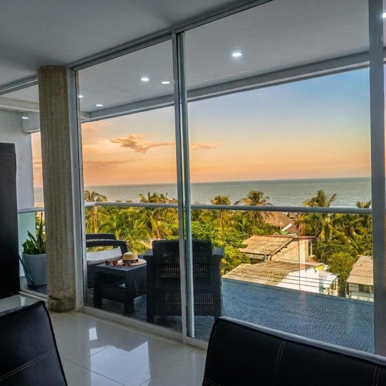 apartamento luxury frente al mar la boquilla cartagena - Apartamento de 3 dormitorios con balcón - 1