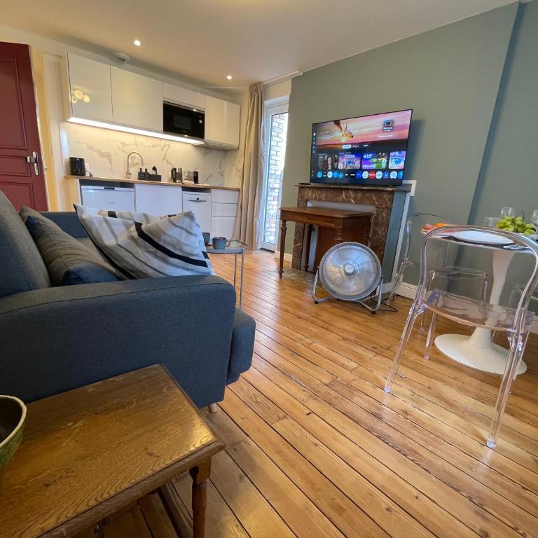 Appartements boutique dans un hôtel particulier rénové Centre & gare Parking privé Villa Vermillon Galerie - Appartement 1 Chambre Deluxe - 23