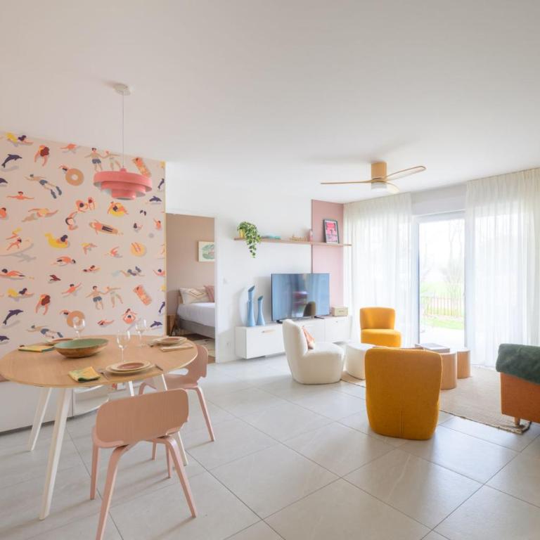 Bel appartement terrasse et jardin proche Ocean - Maison de Vacances - 8