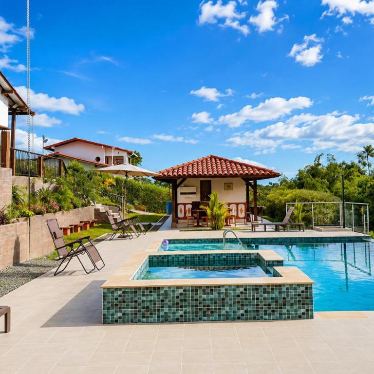 Balcón de Antioquia Exclusiva Villa Campestre con Piscina Privada, Jacuzzi y BBQ en el Eje Cafetero, cerca del Parque del Café - Casa - 39