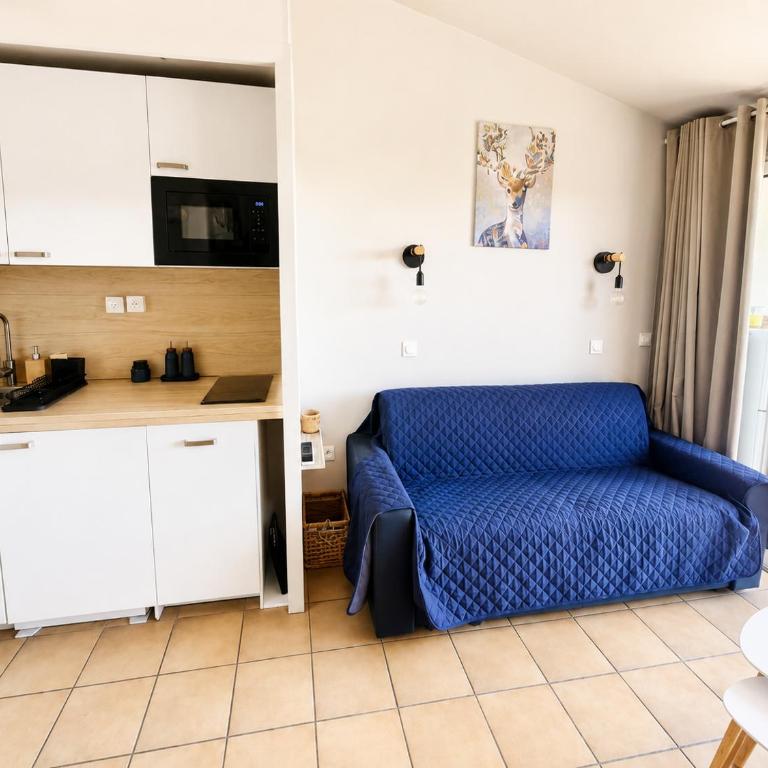 Appartement Rénové Vue Mer Climatisé Golfe de St Tropez Grimaud Les Restanques 4 personnes - Appartement - Vue sur Mer - 5