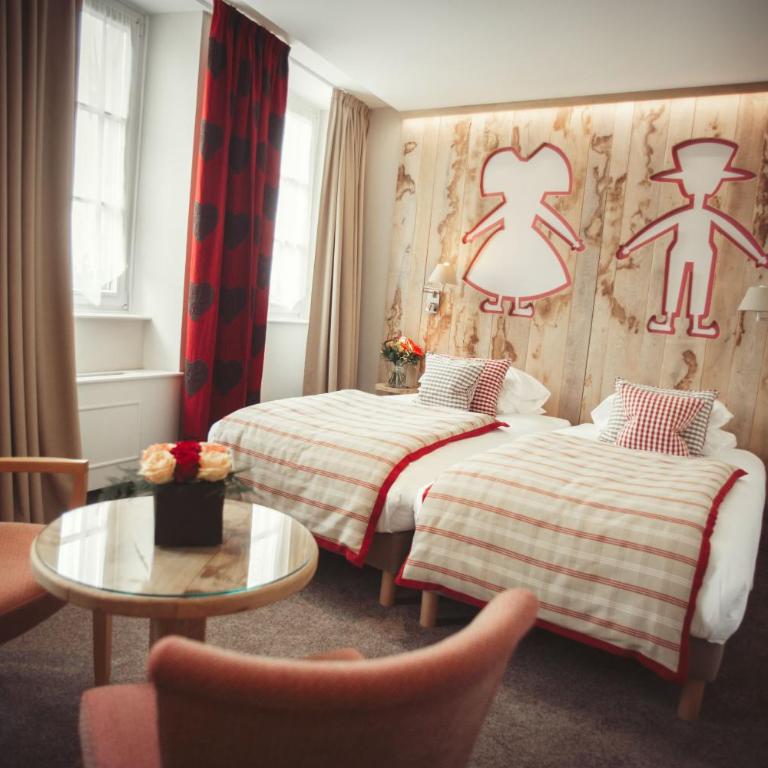 Hotel Beaucour - Chambre de Charme avec Douche ou Baignoire Balnéo - 13