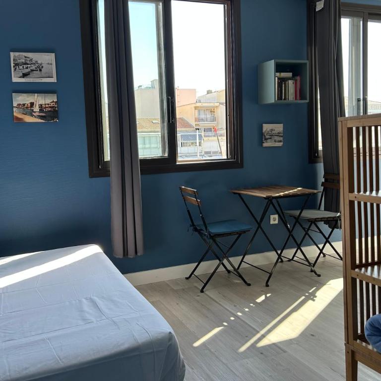 Hôtel Le Petit Baigneur - Chambre Double ou Lits Jumeaux Supérieure avec Vue sur Ville - 27