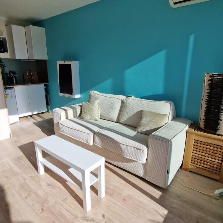 Studio Carnon climatisé avec vue port et balcon - Appartement 1 Chambre avec Terrasse - 6
