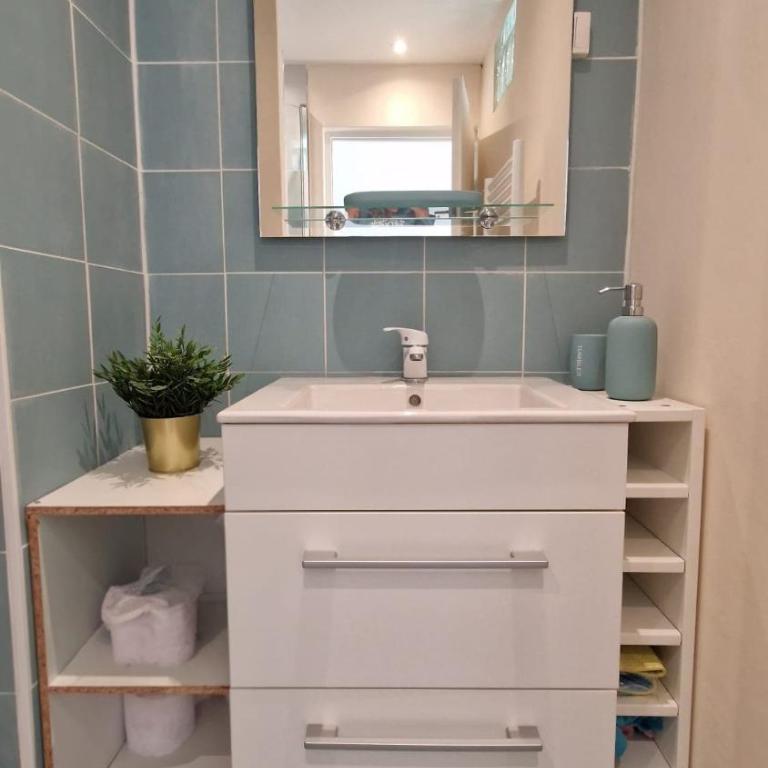 Studio Carnon climatisé avec vue port et balcon - Appartement 1 Chambre avec Terrasse - 9