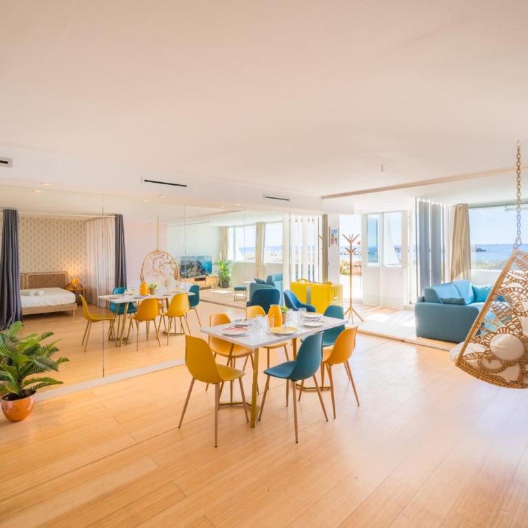 French Riviera Loft Panoramic Sea View, Beachfront - Loft - 4