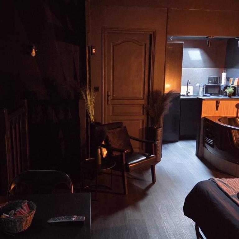 BLK Room - Cinéma et spa privatifs - Appartamento con 1 Camera da Letto - 9