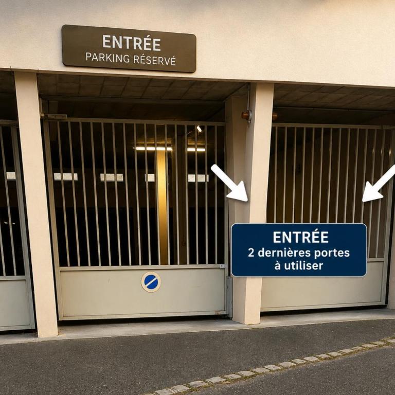 Appartement Climatisé 7mn Centre Ville 95M2 4 Adultes Bébé Garage Sous sol Arrivée Autonome - Appartement - 16