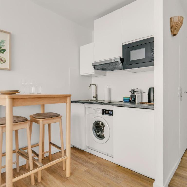 Cosy & Quiet studio with AC and Balcony with a view of nature - Apartment mit 1 Schlafzimmer - 6