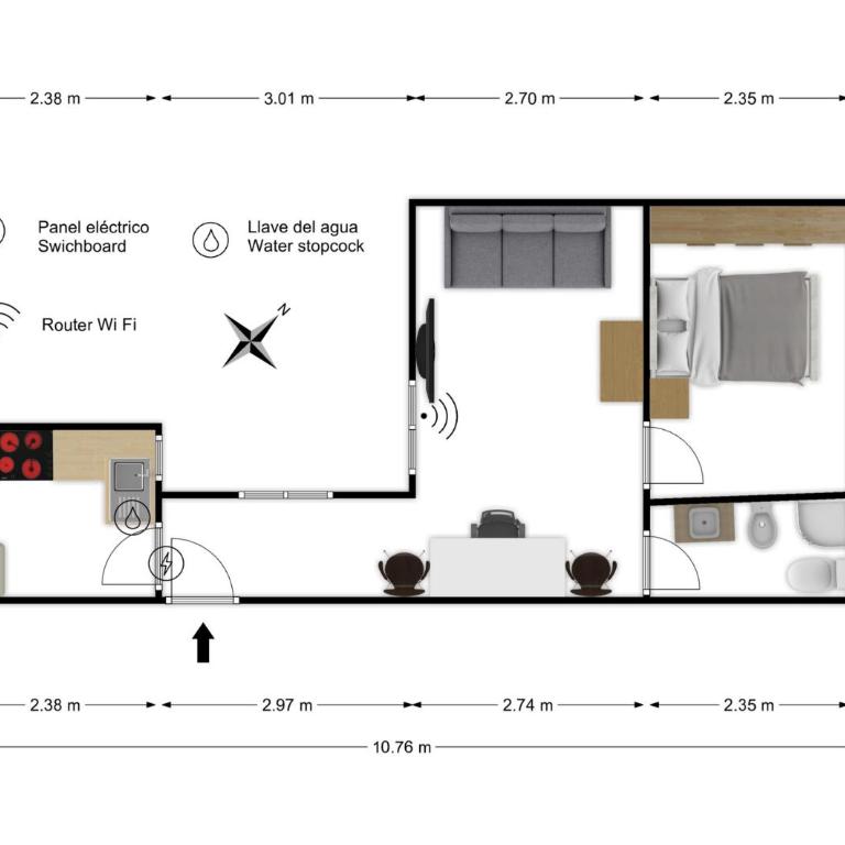 Apartamento en el centro de Madrid - Apartamento de 1 dormitorio - 22