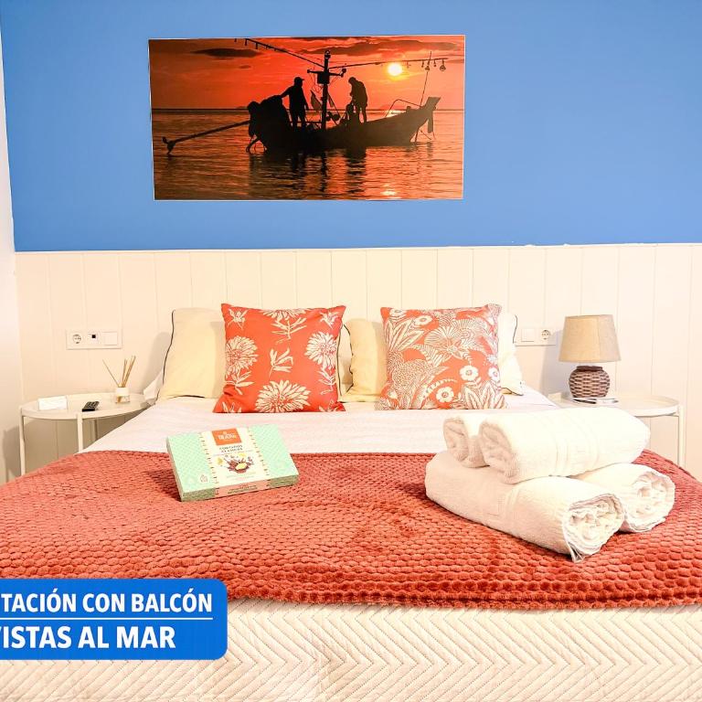 Sanxenxo Playa Alojamientos - Camera Matrimoniale con Balcone e Vista Mare - 8