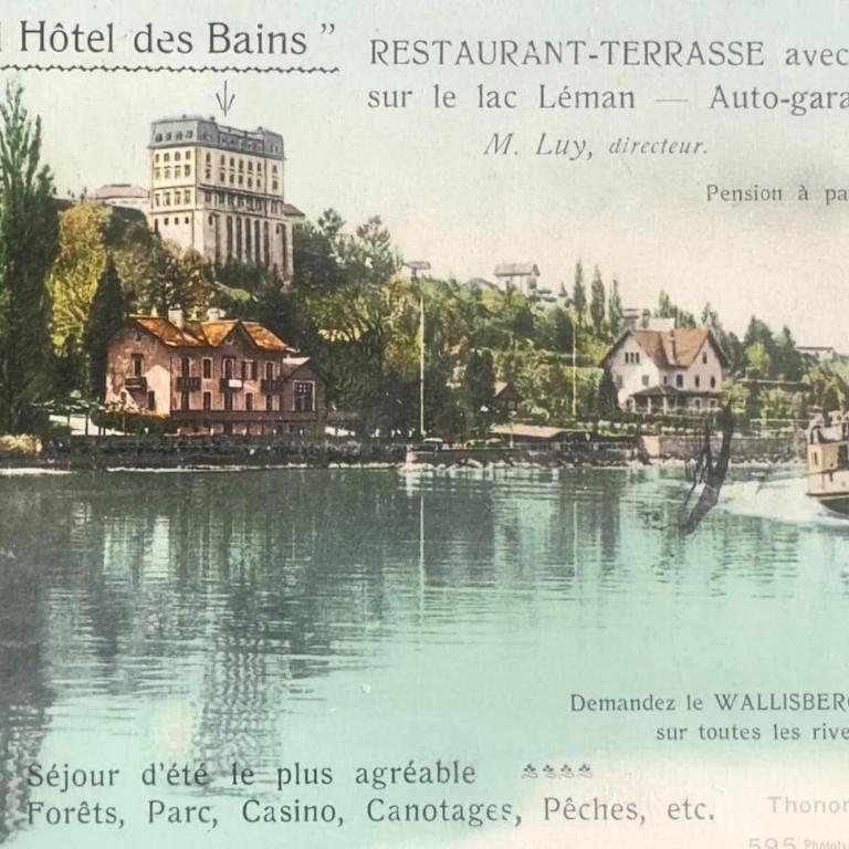 Chez Émilie, vue à 180 sur le Lac Léman - Appartement 1 Chambre avec Vue sur la Baie - 26