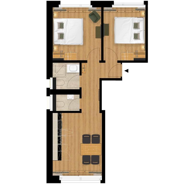 EVA Apartments - Apartment mit 2 Schlafzimmern - 2