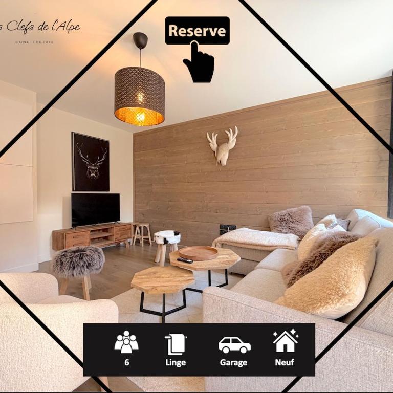 Superbe T3 cosy et spacieux avec garage - Apartment mit 2 Schlafzimmern und Balkon - 1