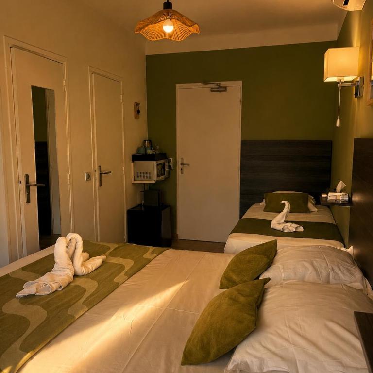 Hotel Cayrons Vence & St Paul de Vence - Chambre Lits Jumeaux/Triple avec Climatisation - 6