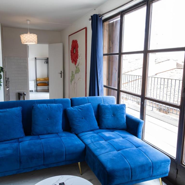Rooftop privé - Clim - Place Carnot - Wifi - Appartement 2 Chambres - 3