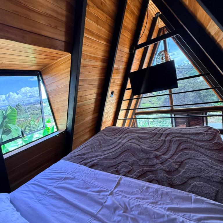 Cabaña Con Jacuzzi Privado y Vista a La Montaña - Chalet de 1 dormitorio - 19