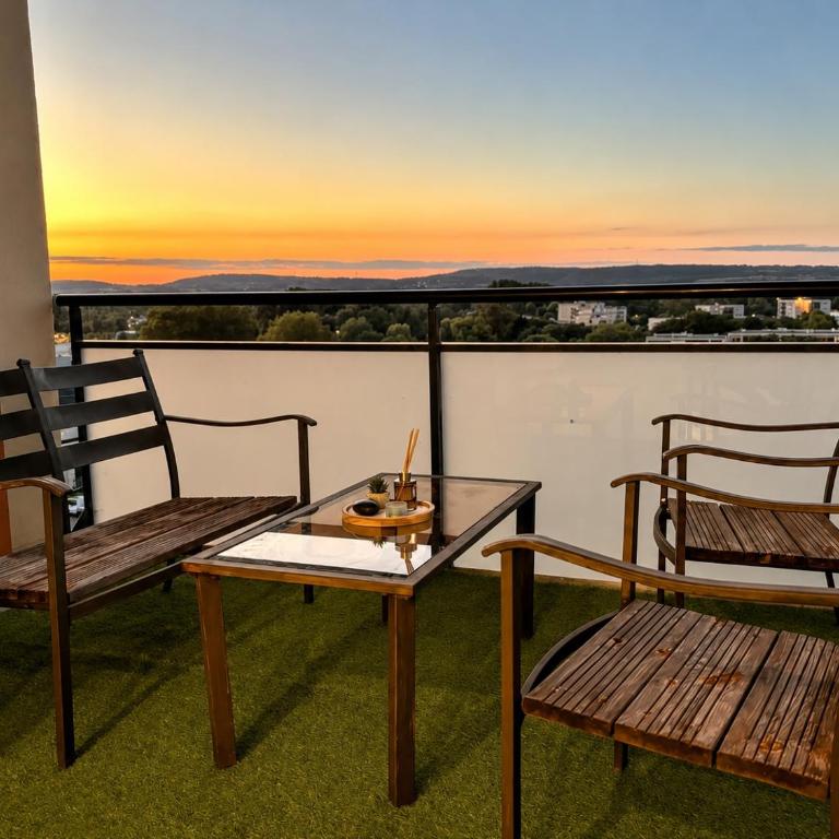 Appartement élégant avec terrasse & vue dégagée - Appartement 1 Chambre - 2