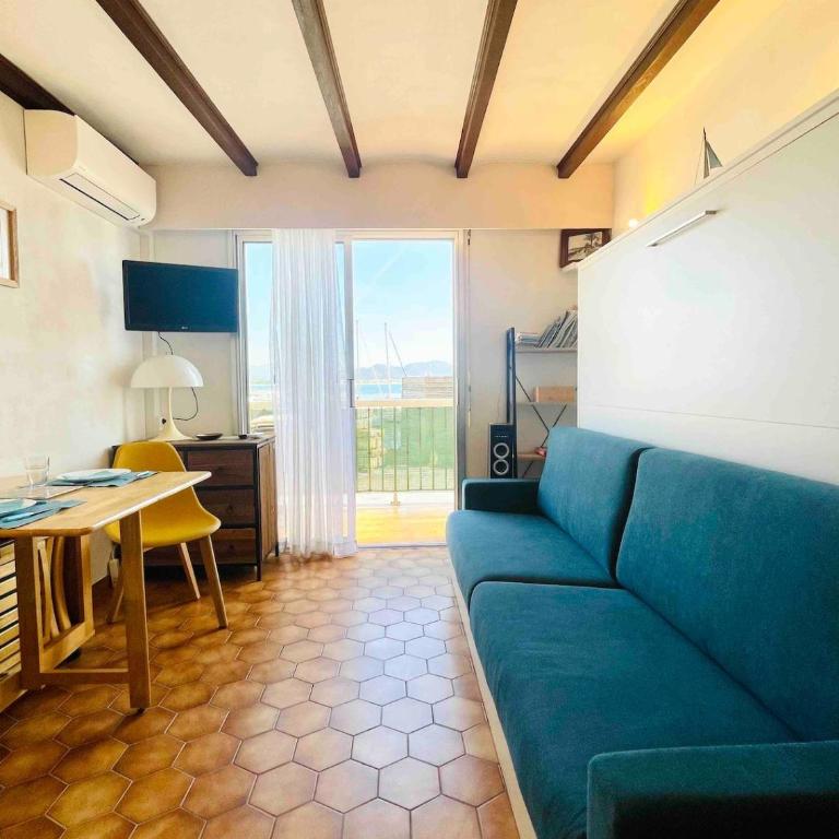 sea view, exceptional terrace, direct beach access - Appartamento con 1 Camera da Letto - 4