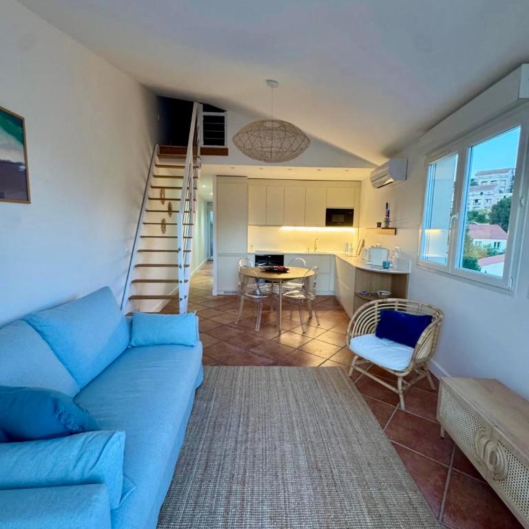 Plage 300m - Terrasse, Parking, Piscine et Climatisation - Two-Bedroom Apartment - 4
