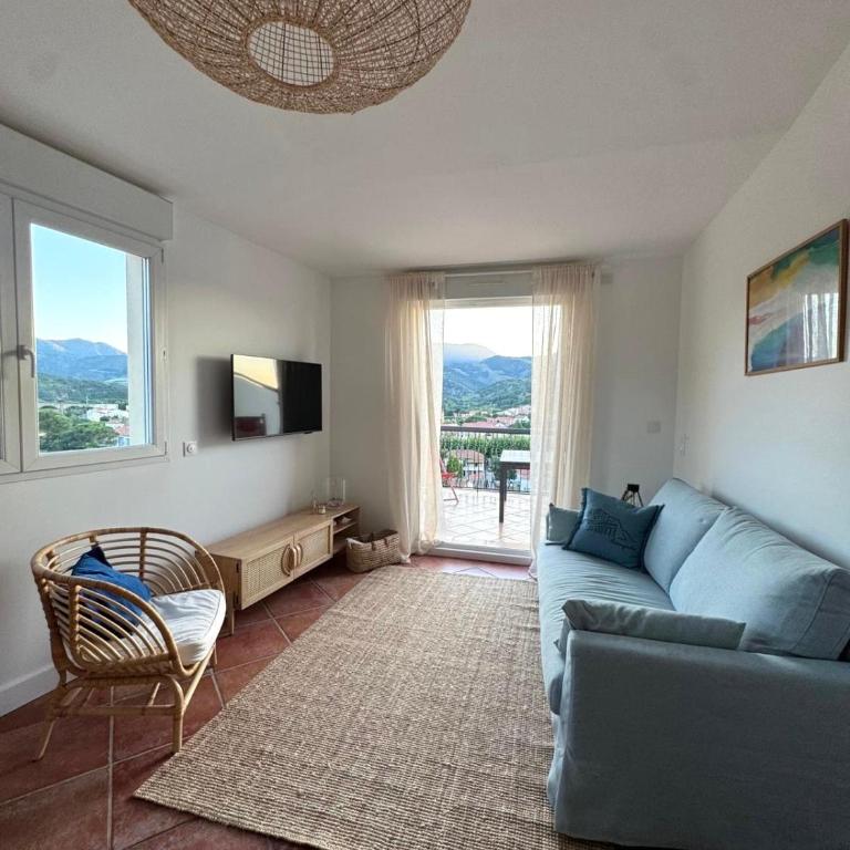 Plage 300m - Terrasse, Parking, Piscine et Climatisation - Two-Bedroom Apartment - 3