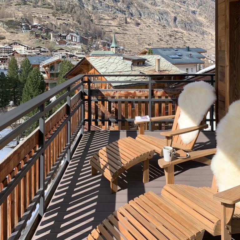 Betty Boop Zermatt - Matterhorn View Apartment - Apartamento Deluxe de 2 dormitorios con balcón - 24