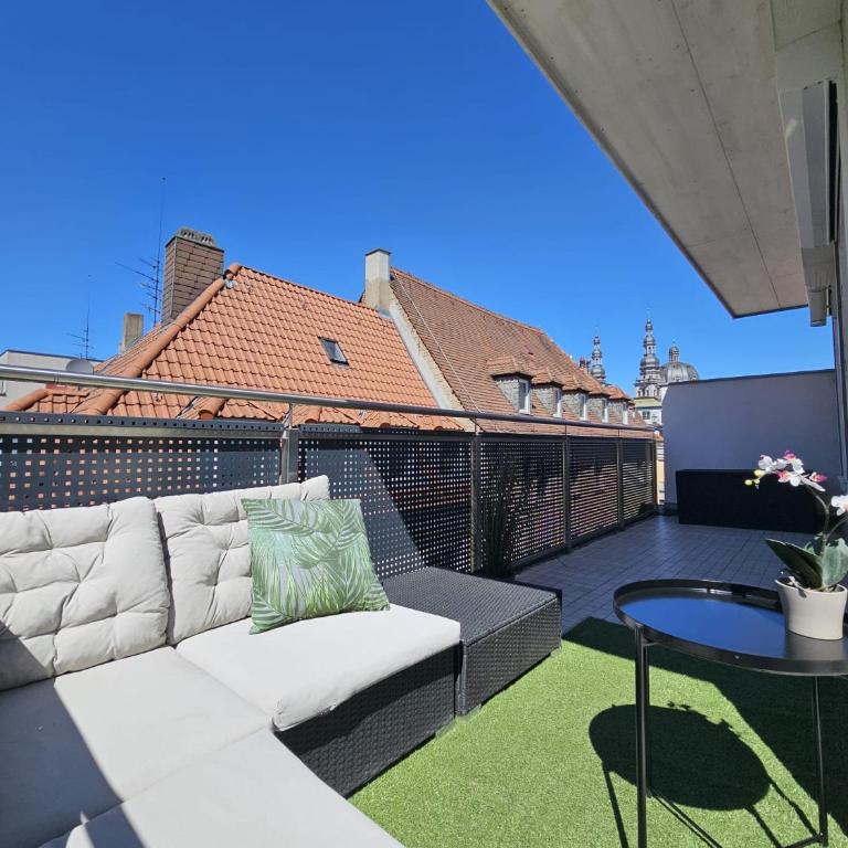 Modernes Tiny City House - 3 Apartments - Apartment mit 1 Schlafzimmer und Balkon - 15