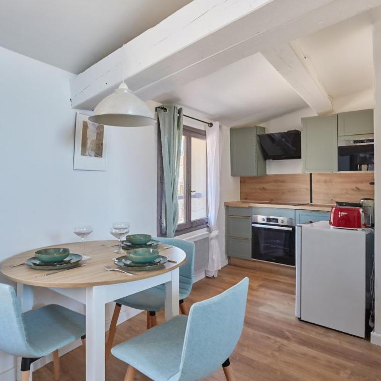 Le Nid des Toits d'Aix - Air conditionné - Historic Center - Apartamento de 1 dormitorio - 6