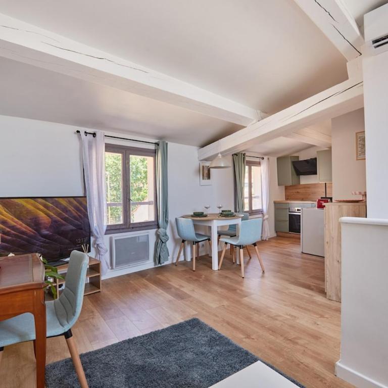 Le Nid des Toits d'Aix - Air conditionné - Historic Center - Apartamento de 1 dormitorio - 20