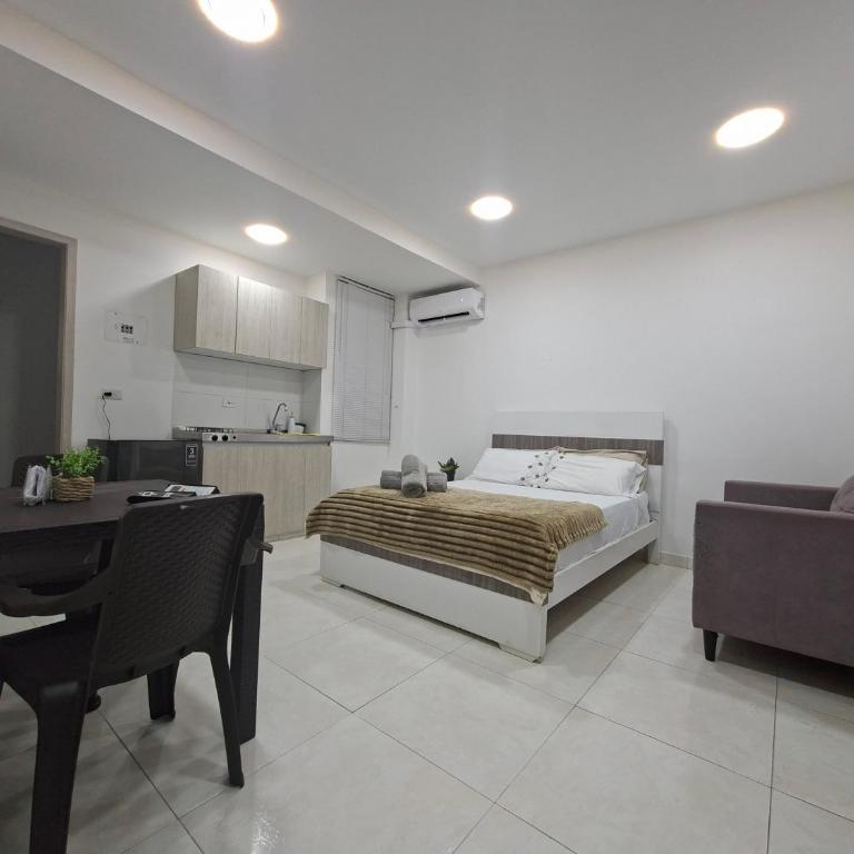 Loft 5 Minutos de Jardín plaza sector universitario Barrio el Ingenio - One-Bedroom Apartment - 4